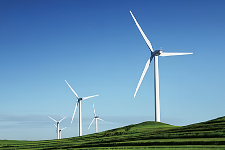 One million wind power project in Guyang, Inner Mongolia, under the Three Gorges Group