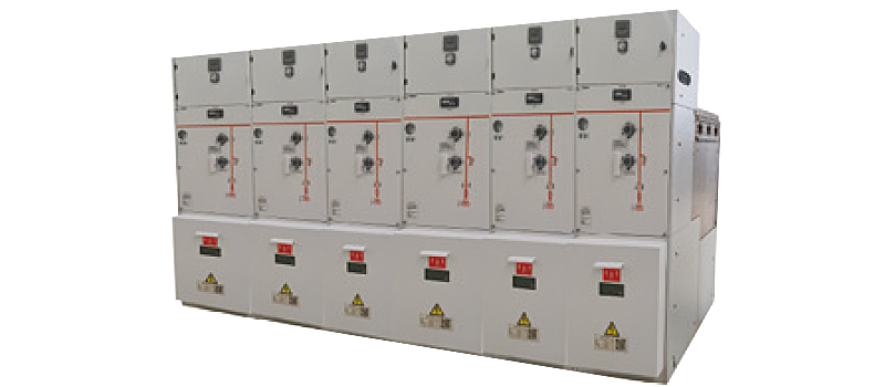 High-voltage gas-filled ring main unit