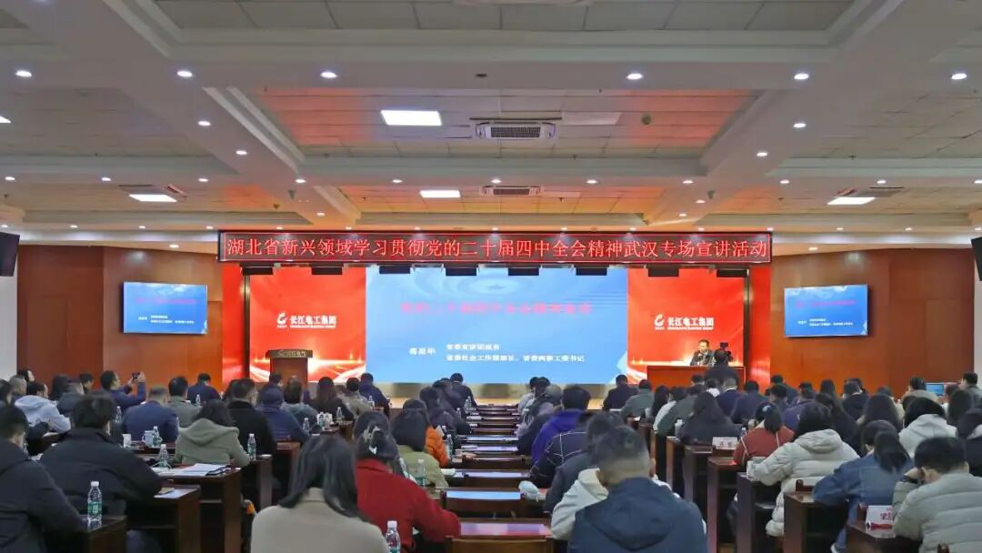 湖北省新兴领域学习贯彻党的二十届四中全会精神宣讲活动在威廉希尔足球官网顺利举行